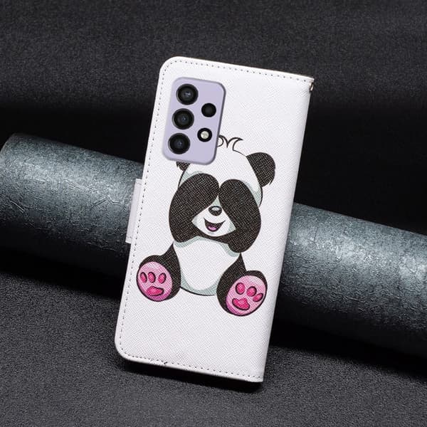 Wonderland Samsung Galaxy A33 5G Flippetui - Panda Multicolor