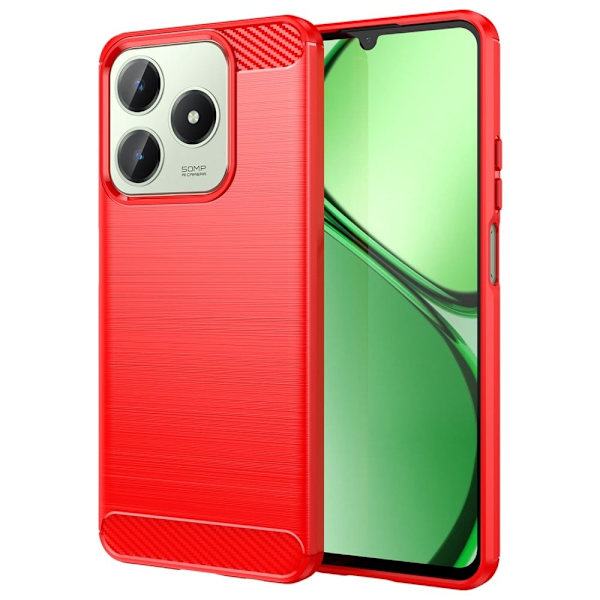 Carbon Flex Realme C61 / Realme C63 kotelot - Punainen Red