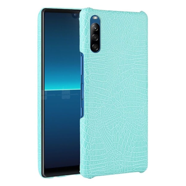 Croco veske - Sony Xperia L4 - Babyblå Blue