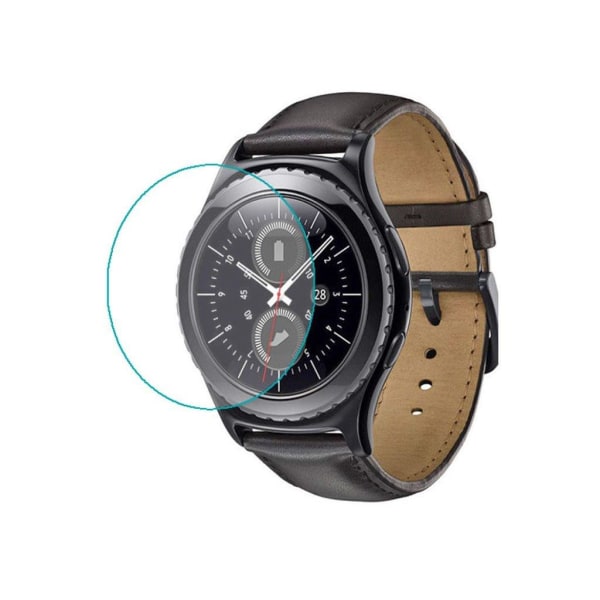 Samsung Gear S2 beskyttende hærdet 9H glas Red