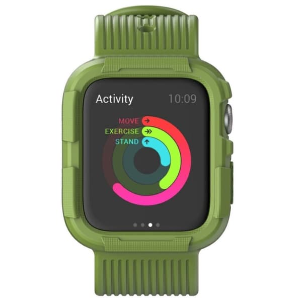 Apple Watch Series 5 40 mm klockarmband i silikon - Grön Grön