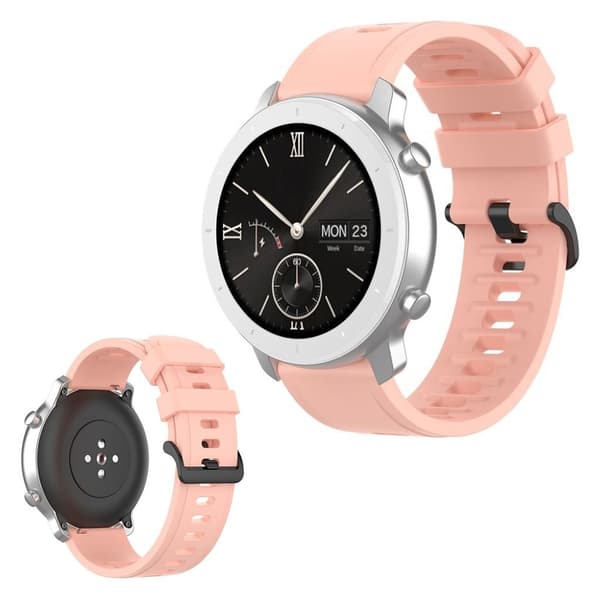 Amazfit GTR 42mm / GTS silikone Urrem - Lys Pink Pink