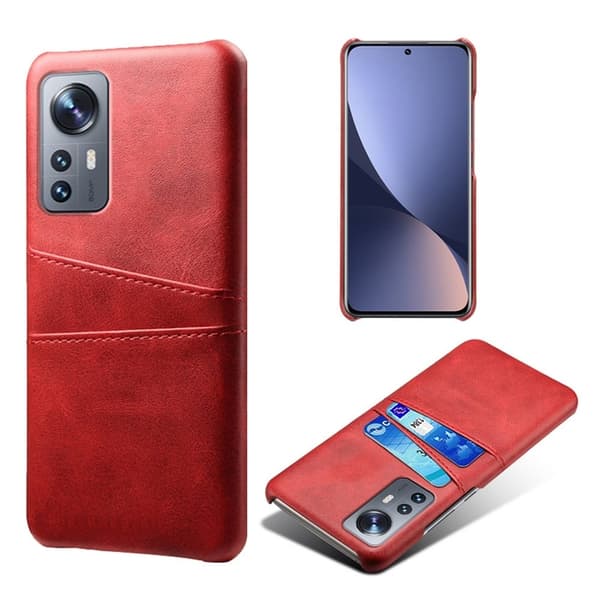 Dual Card Suojakotelo Xiaomi 12 / 12x - Punainen Red