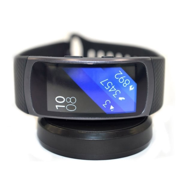 Samsung Gear Fit2 Unikt laddar stativ - Svart Svart