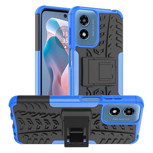 Offroad Motorola Moto G Play (2024) skal - Blå Blå
