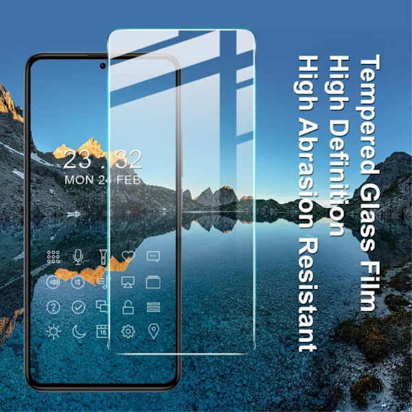 IMAK H Xiaomi Poco X5 Pro / Xiaomi Redmi Note 12 Pro Speed hærdet glas skærmbeskytter Transparent
