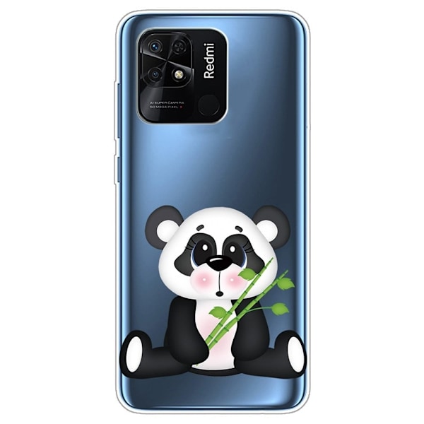 Deco Xiaomi Redmi 10C Etui - Panda med Bambus White