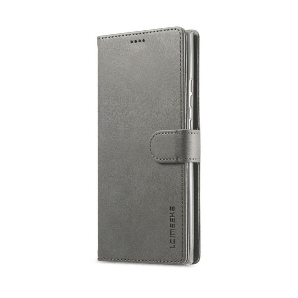 LC.IMEEKE Samsung Galaxy Note 20 Flip kotelot - Harmaa Silver grey