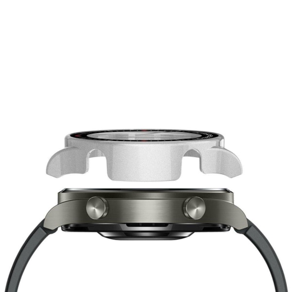Huawei Watch GT 2 Pro (Porsche Design) durable frame + tempered Silvergrå