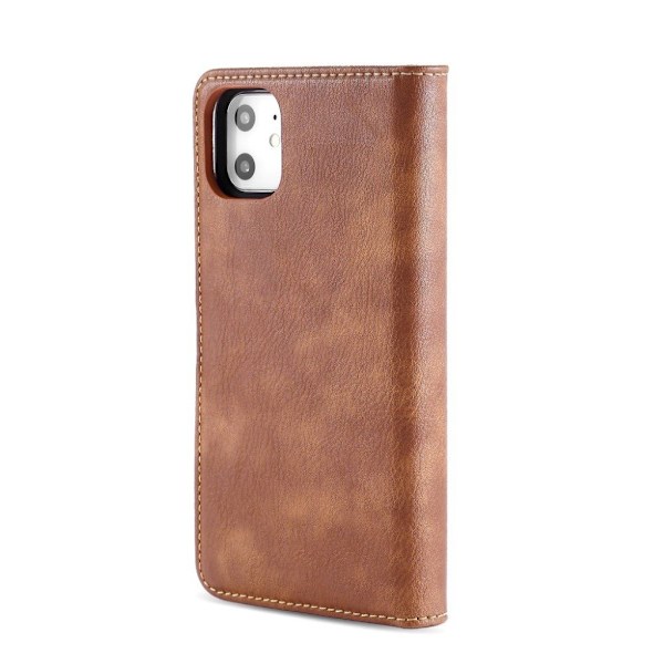 DG.MING iPhone 11 2-in-1 Wallet kotelot - Ruskea Brown
