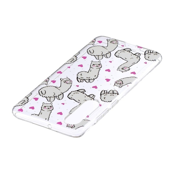 Huawei P30 Mykt Mønstret Etui - Alpakka Multicolor