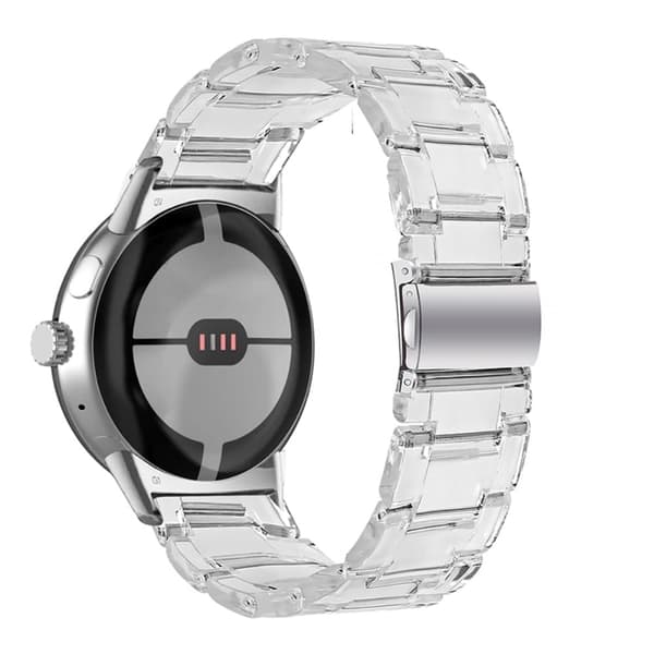 Google Pixel Watch hartsityylinen kellonhihna - Läpinäkyvä Transparent
