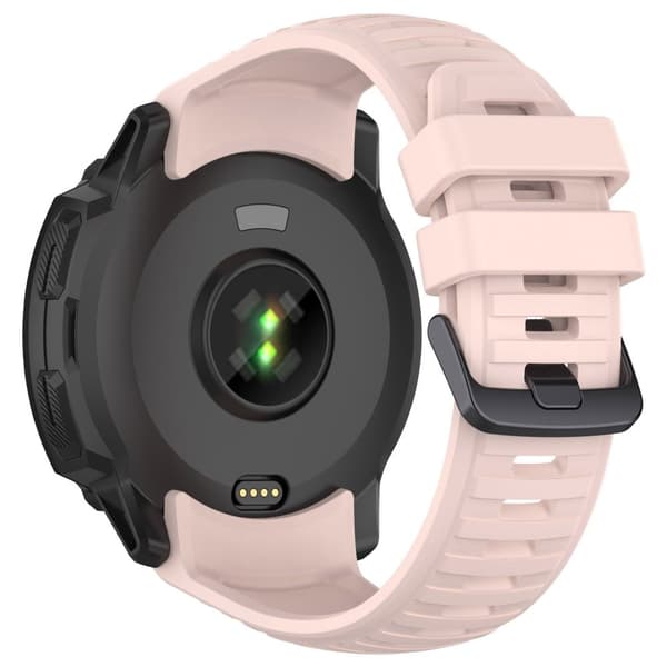 22 mm Garmin Instinct 2X silikonerem - Lyserød Pink