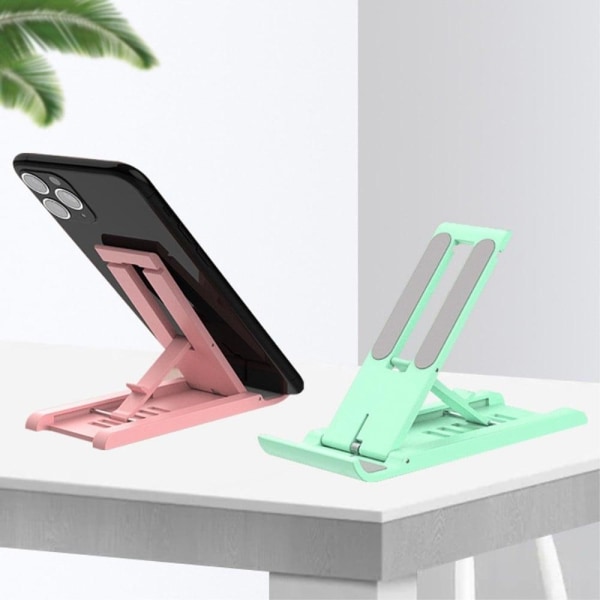 Universal super thin foldable desktop stand - Pink Rosa