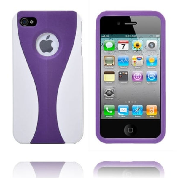 iCurve Snap-On (Blå) iPhone 4S-cover Purple