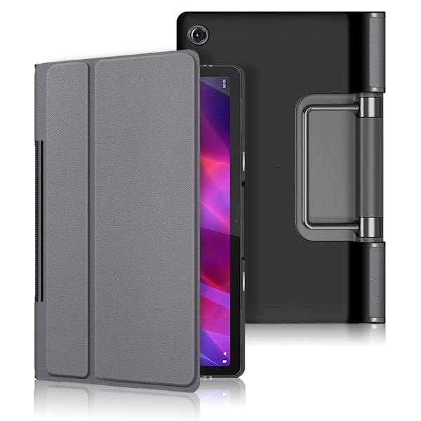 Lenovo Yoga Tab 11 läderfodral - Grå Silvergrå