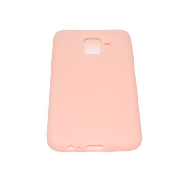 Samsung Galaxy A6 (2018) Pehmeä Matta TPU Takasuoja Kuori - Pinkki Pink