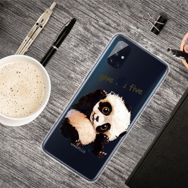 Deco OnePlus Nord N100 skal - Panda Vit