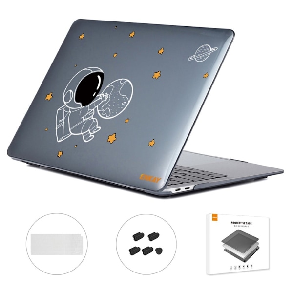 HAT PRINCE MacBook Air 13 Retina (A2179, 2020) / M1 (A2337, 2020) astronauttityyli ja näppäimistön suojus - Kädet Maan Päällä Ja Tähdet White