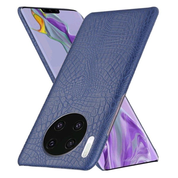 Croco Huawei Mate 30 cover - Blå Blue