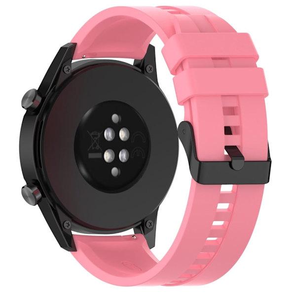 22 mm universal urrem i silikone - Lyserød Pink