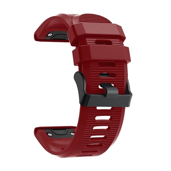 Garmin Fenix 5X Plus silikoninen kellonauha - Punainen Red