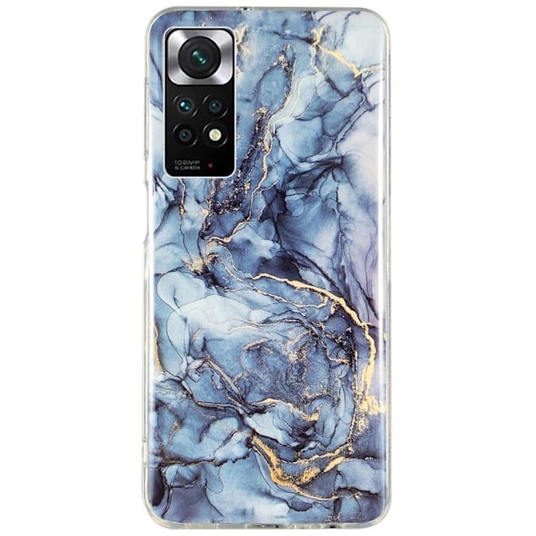Marble Xiaomi Redmi Note 11s / Redmi Note 11 Etui - Grå Silver grey
