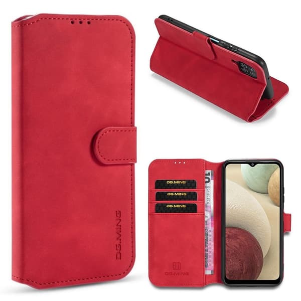 DG.Ming Retro Samsung Galaxy A12 5G fodral - Röd Röd