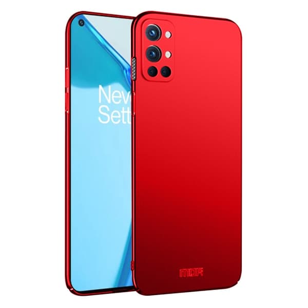 MOFI OnePlus 9R slim shield kotelot - Punainen Red