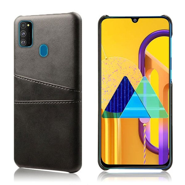 Dual Card cover - Samsung Galaxy M30s – Sort Black