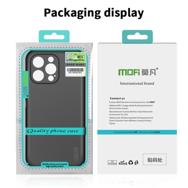 MOFI iPhone 16 Pro slim shield deksel - Grå Silver grey