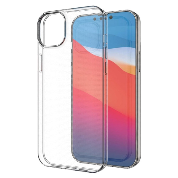 Erittäin ohut läpinäkyvä kotelo iPhone 14 Plus -puhelimelle Transparent