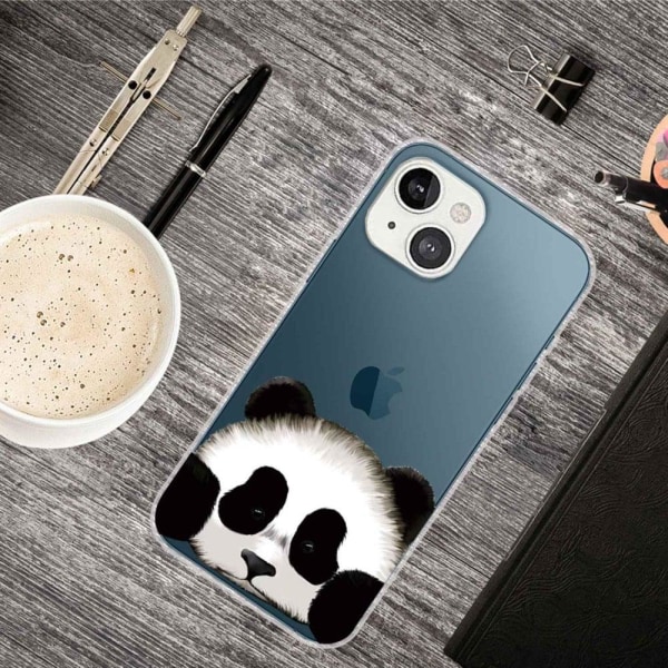 Deco iPhone 14 Plus skal - Panda Vit