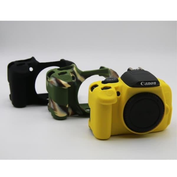 Canon EOS 600D/650D/700D blød silikone beskyttende etui - Gul Yellow