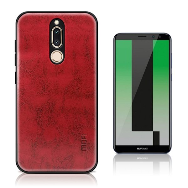MOFI Huawei Mate 10 Lite hybridfodral i läder - Röd Röd