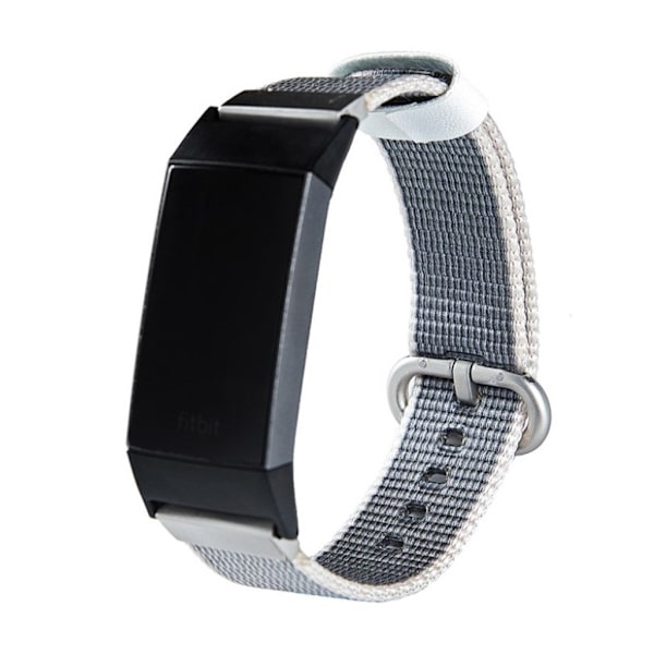 Fitbit Charge 3 Modernt  klockband med spänne - Grå Silvergrå