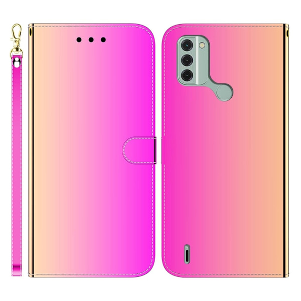 Mirror Nokia C31 fodral - Rosa Rosa
