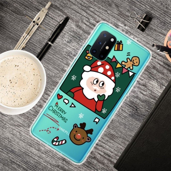 Joulu OnePlus 8T tapauksessa - Santa / Hirvi / Karkkikeppejä Multicolor