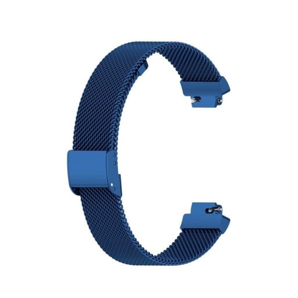 Fitbit Inspire / Inspire HR / Ace 2 klockarmband i rostfritt stål - Mörkblå / Mörkblå Blå