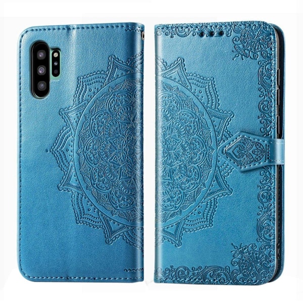 Mandala Samsung Galaxy Note 10 Pro Flip fodral - Blå Blå