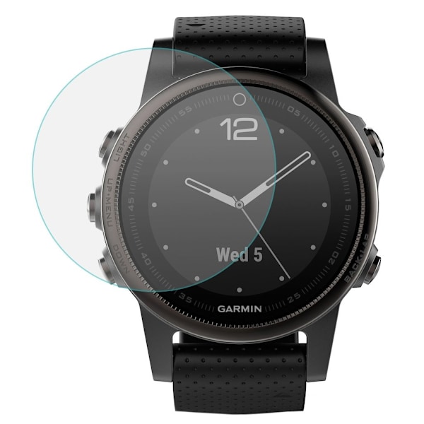 Garmin Fenix 5S räjähdyssuojus näytön suojakalvo Transparent