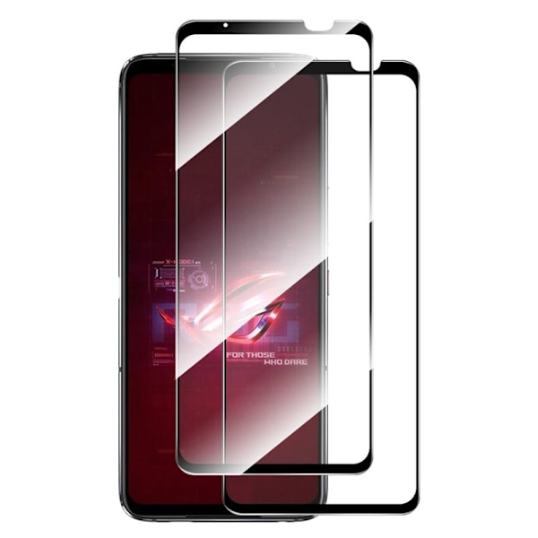 2kpl HAT PRINCE 0,26 mm lasinen näytönsuoja laitteelle Asus ROG Phone 6 / Asus ROG Phone 6D / Asus ROG Phone 6 Pro Transparent