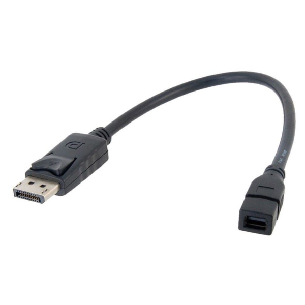 Adapter för skärmar CY DP-048 displayport hankontakt till mini D Svart