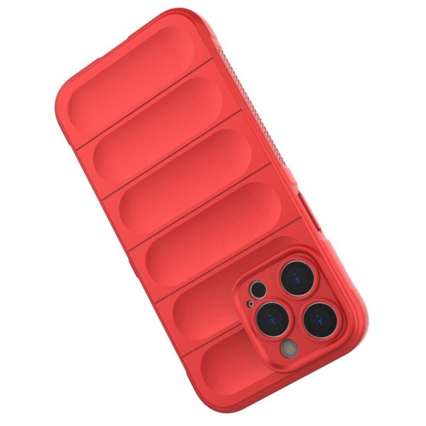 Pehmeä kahva muotoiltu kuori iPhone 14 Pro Max - Punainen Red