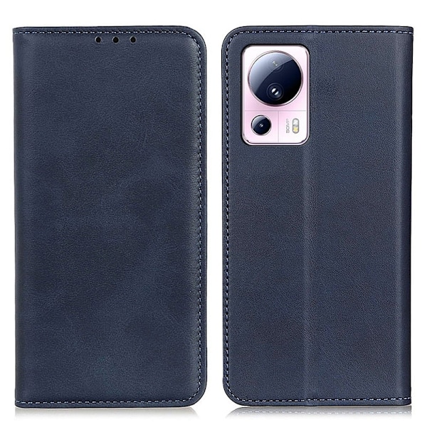 Äkta läder Xiaomi 13 Lite / Xiaomi Civi 2 fodral - Blå Blå