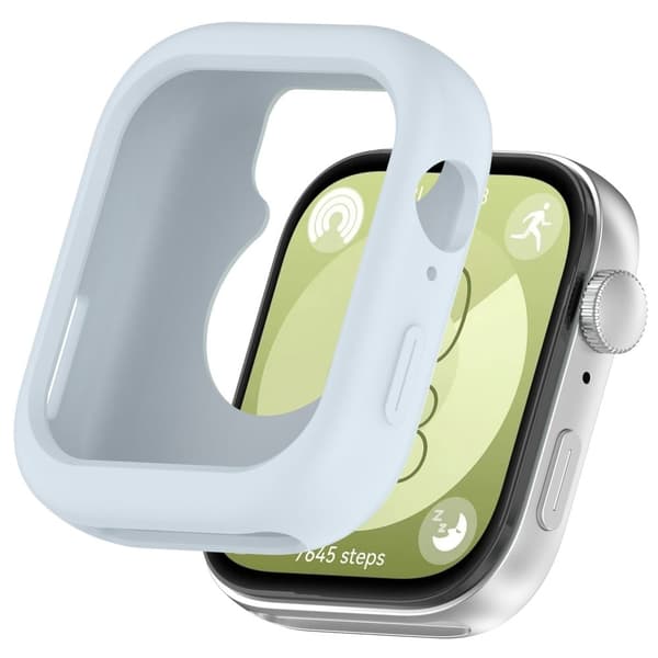 Huawei Watch Fit 3 Watch Case Soft Silicone Protective Frame - Official Light Blue Blue