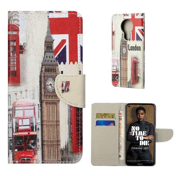 Wonderland Nokia 3.4 Flippetui - Clock Tower Multicolor