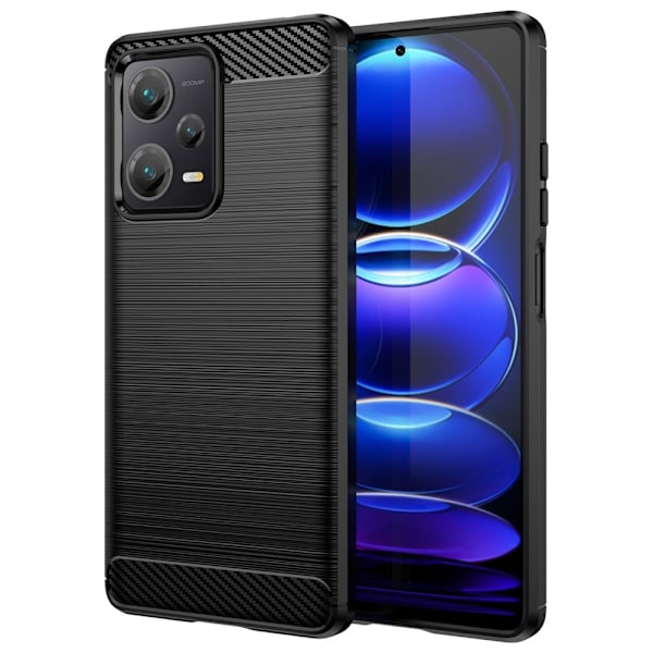 Carbon Flex Suojakotelo Xiaomi Redmi Note 12 Pro Plus - Musta Black