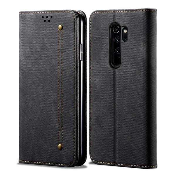 Jeans Xiaomi redmi Note 8 Pro Flip Veske - Svart Black