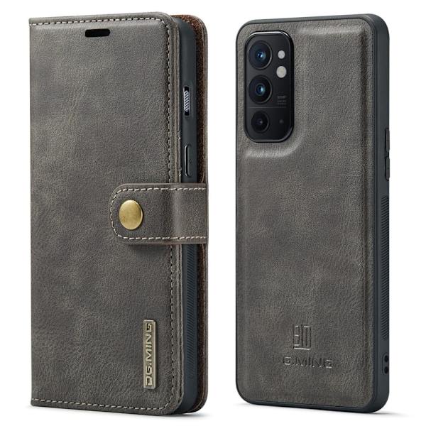 DG.Ming OnePlus 9RT 5G 2-in-1 Pung Etui - Grå Silver grey